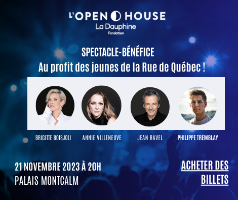 Spectacle-bénéfice L’Open House de La Dauphine – 5 édition