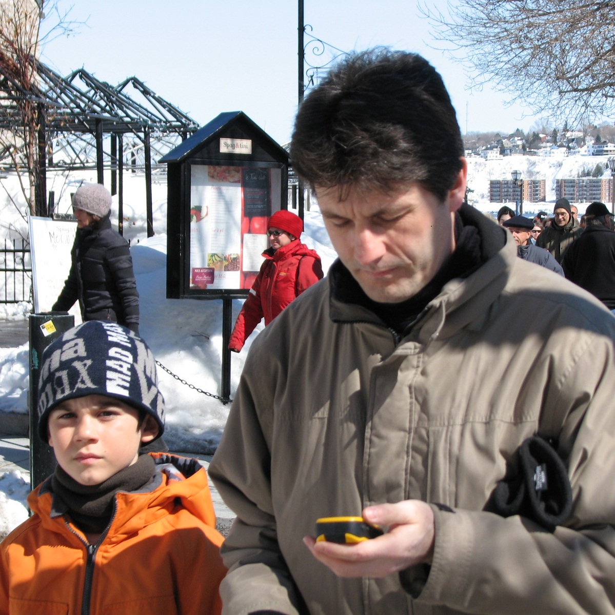 GéoRallye Vieux-Québec sous la neige avec GPS