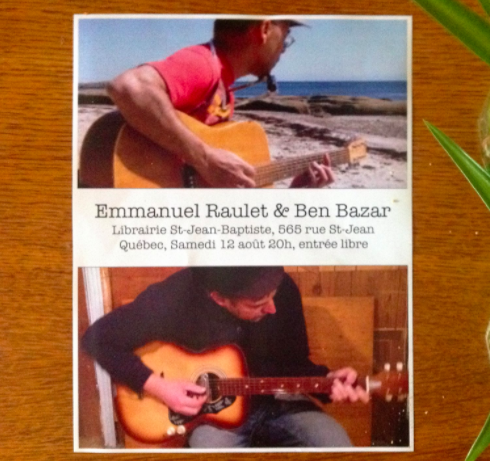 Emmanuel Raulet et Ben Bazar