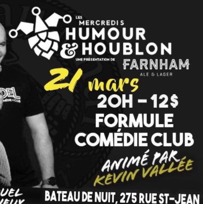 Les Mercredis Humour & Houblon