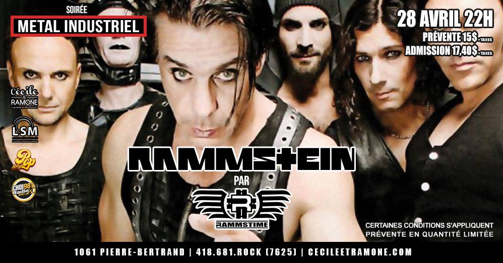 Hommage à Rammstein au Cécile et Ramone