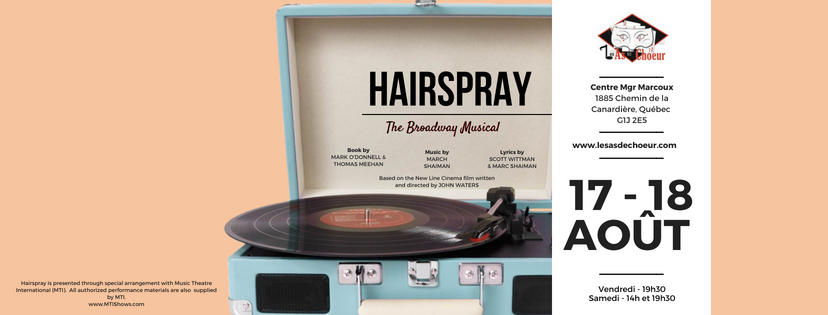 Hairspray, la comédie musicale