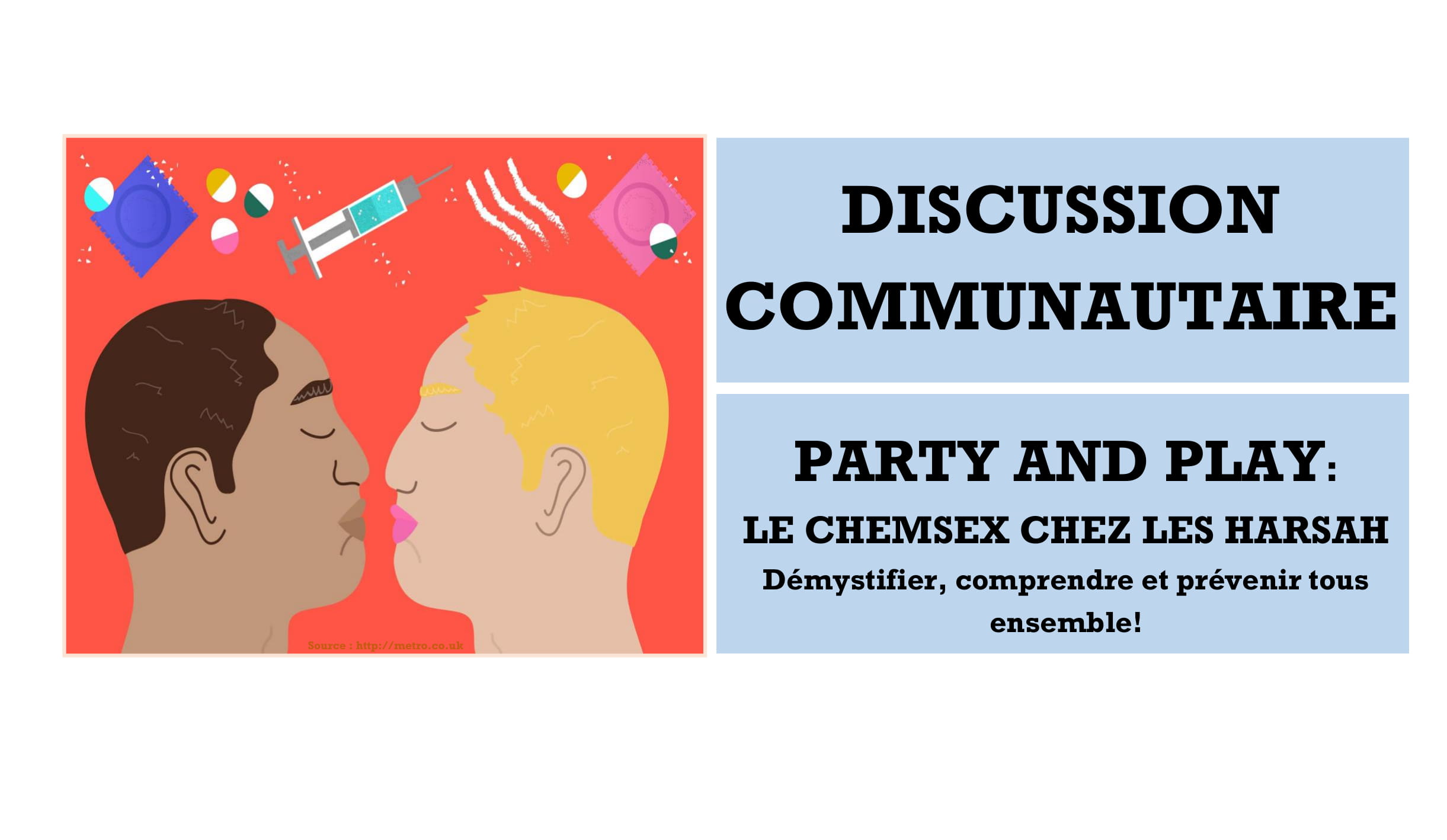 Chemsex : discussion communautaire