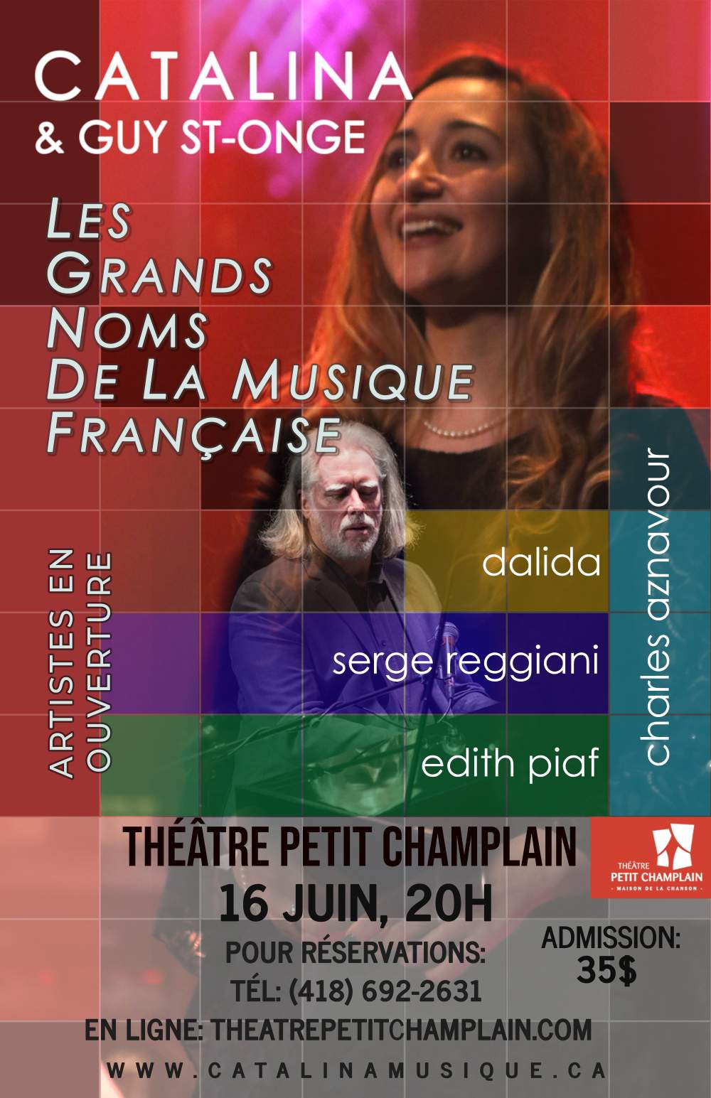 Les grands de la musique française par Catalina