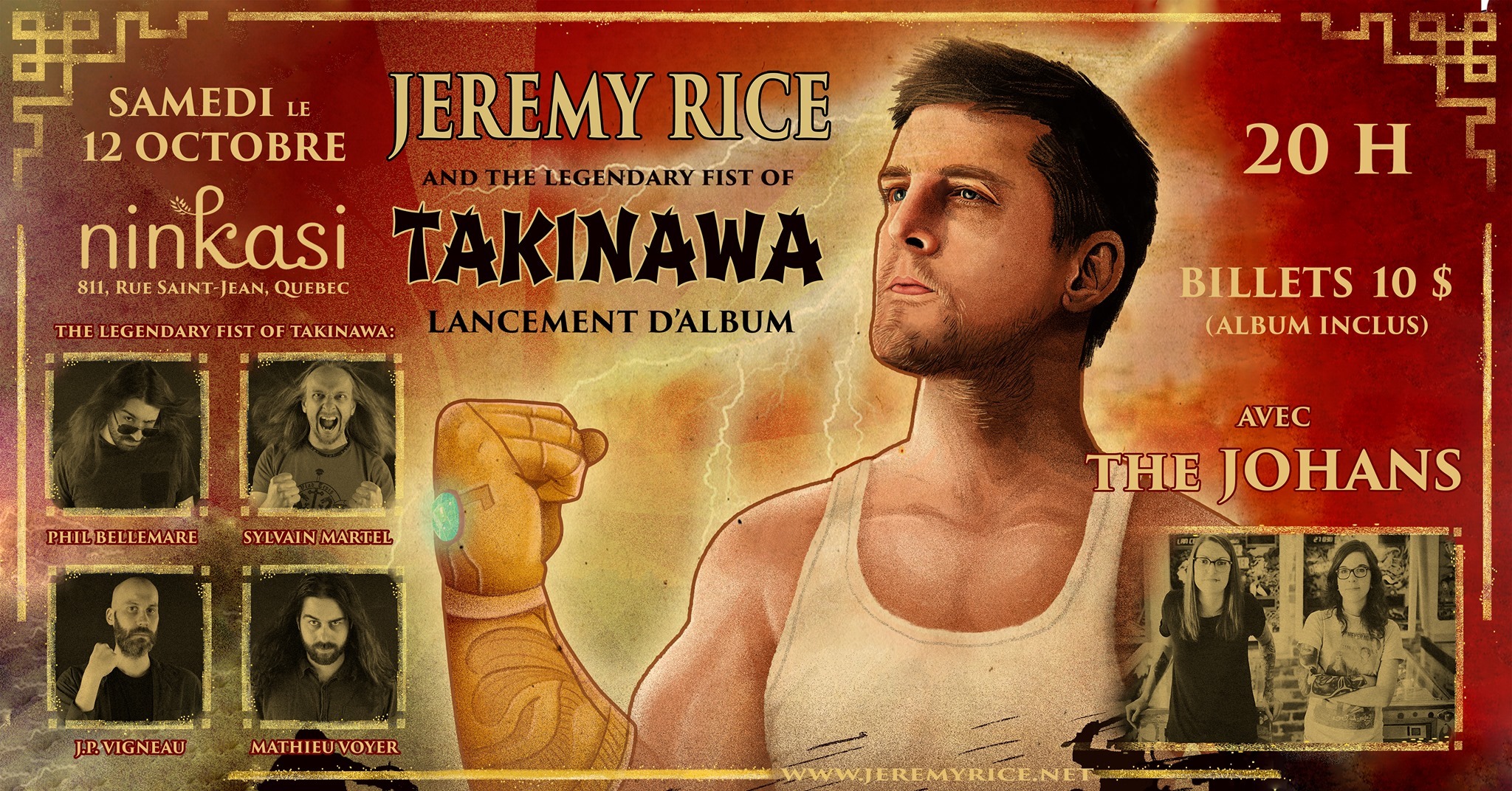 Jeremy Rice and the Legendary Fist of Takinawa