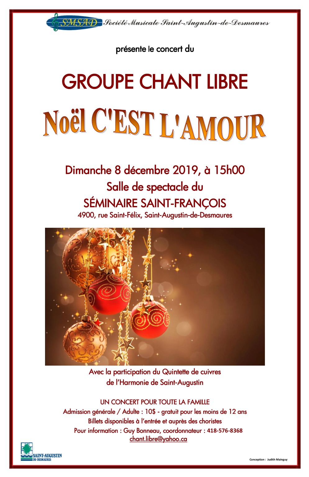 Concert de Noël du Groupe Chant Libre (chorale)