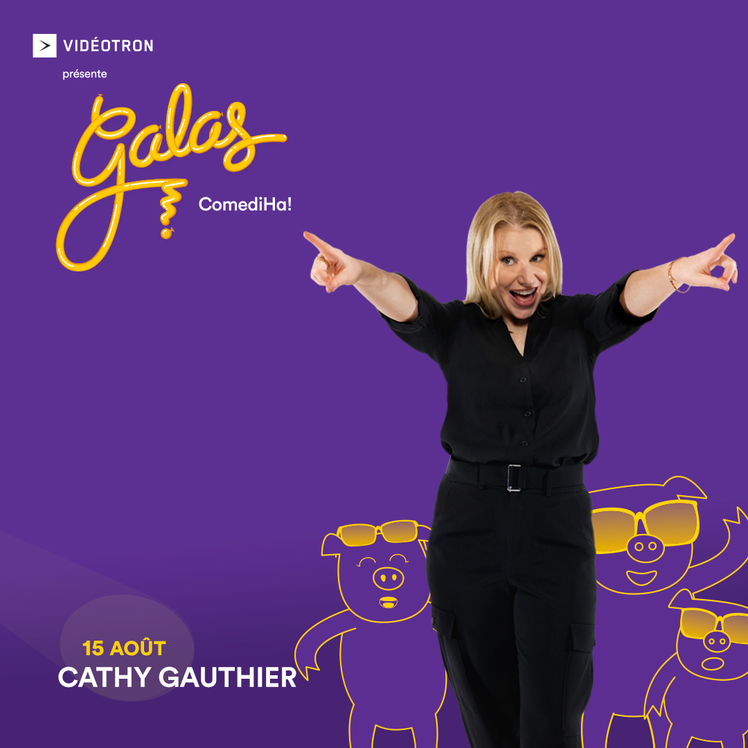 Gala ComediHa! animé Cathy Gauthier (en ligne)