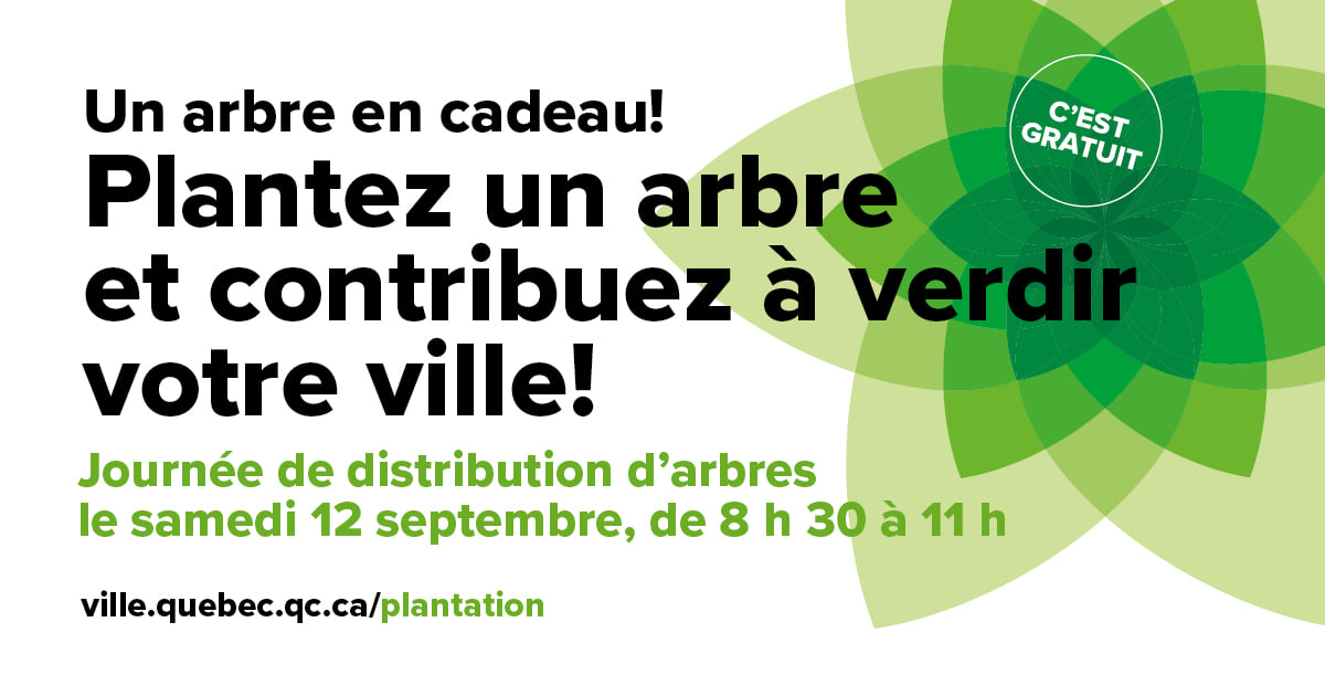Journée de distribution d’arbres