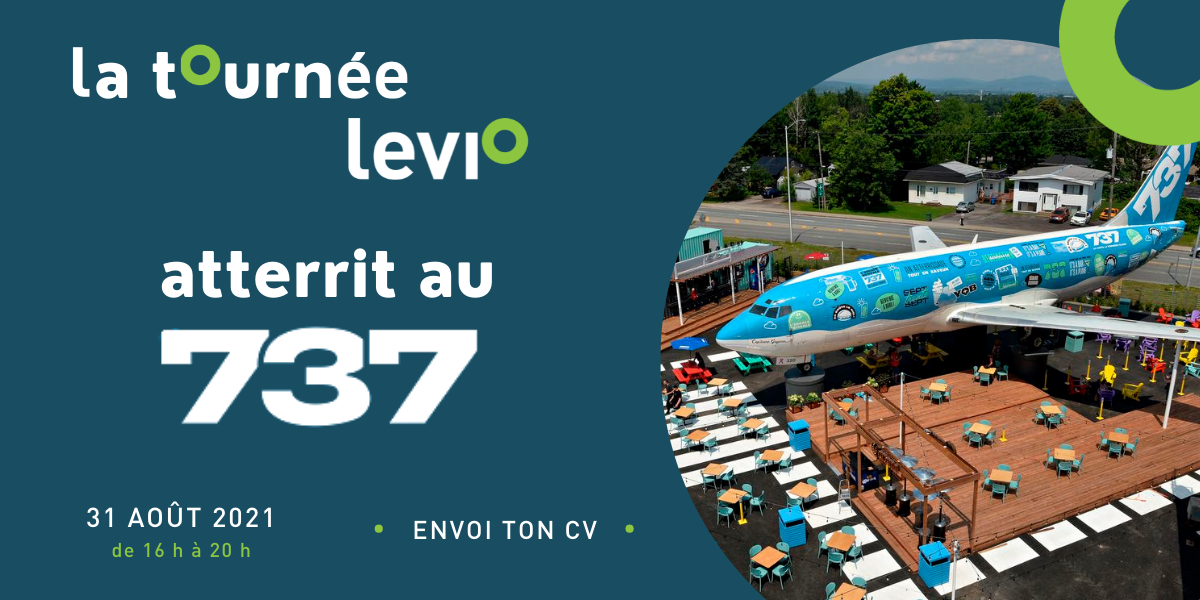 La tournée Levio atterrit au 737 de Québec ✈️
