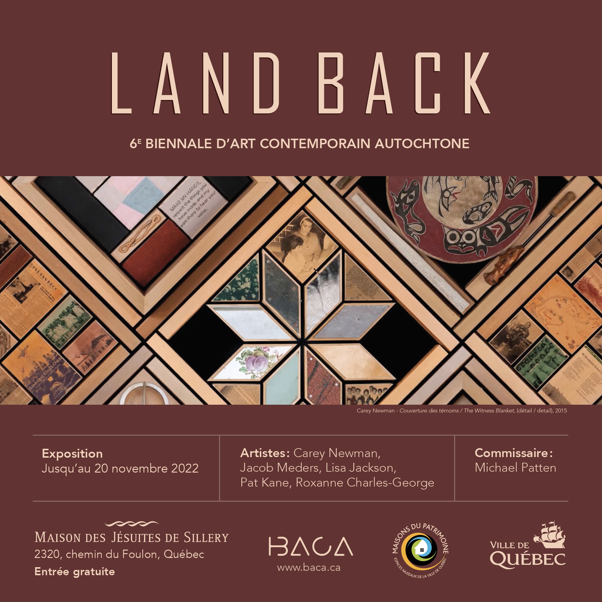Land back: 6e biennale d’art contemporain autochtone