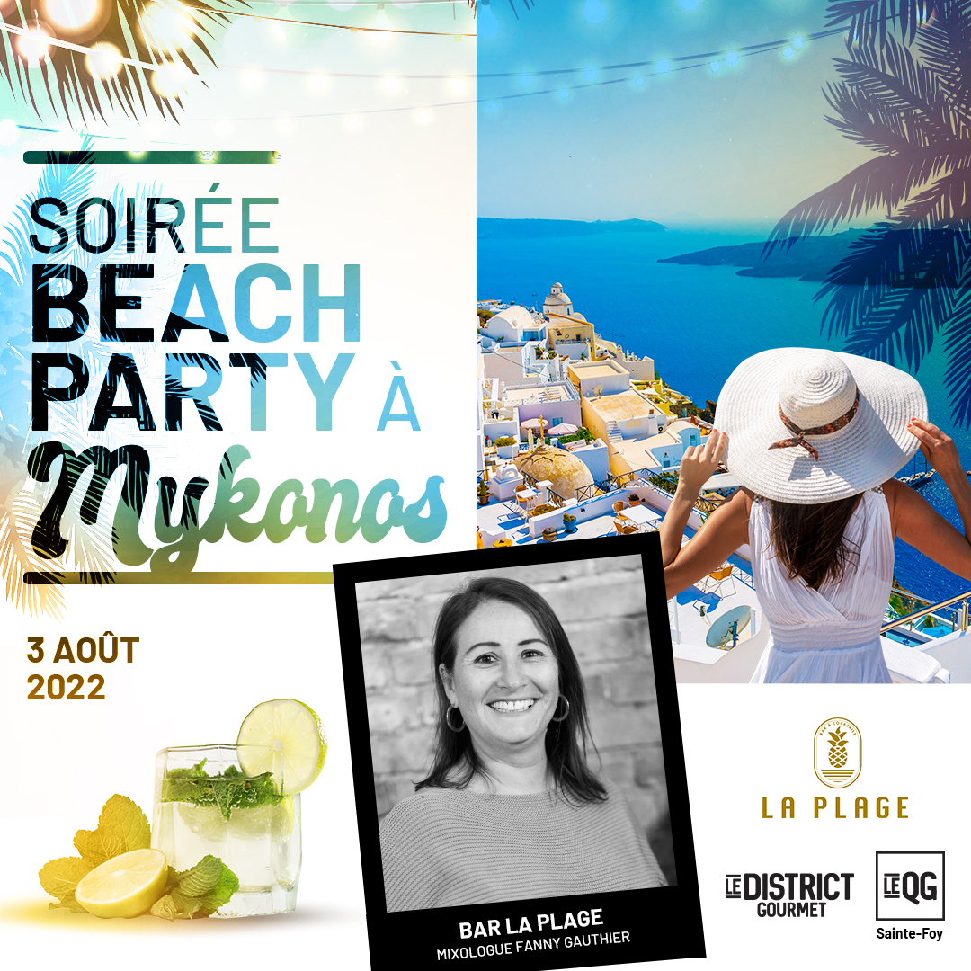 SOIRÉE BEACH PARTY À MYKONOS