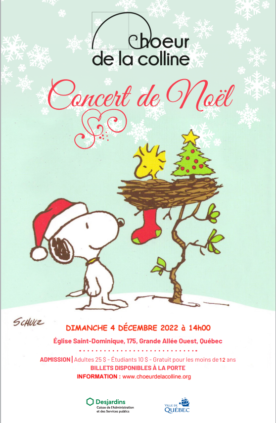 Concert de Noël du Choeur de la Colline