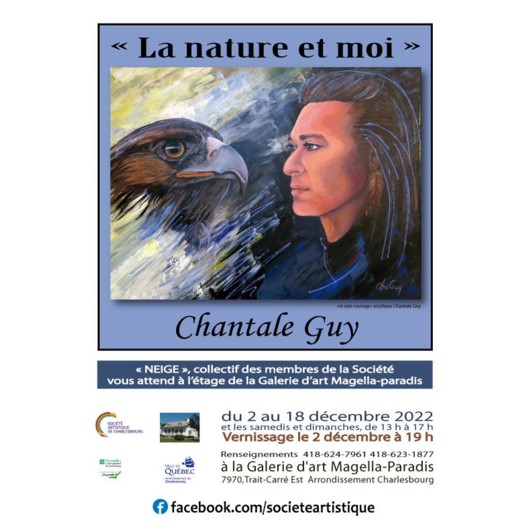 CHANTALE GUY EXPOSE À LA SOCIÉTÉ ARTISTIQUE DE CHARLESBOURG