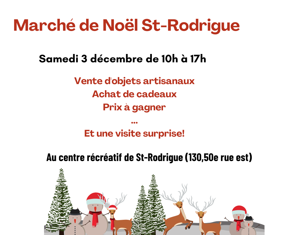 Marché de Noël St-Rodrigue 2022