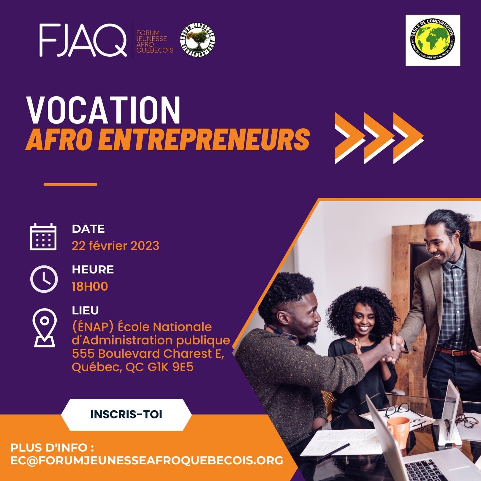 Vocation Afro-entrepreneur.e.s