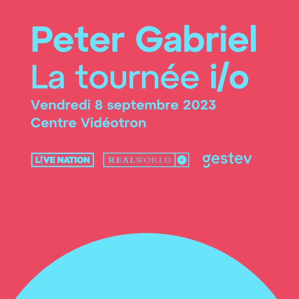 Peter Gabriel au Centre Vidéotron