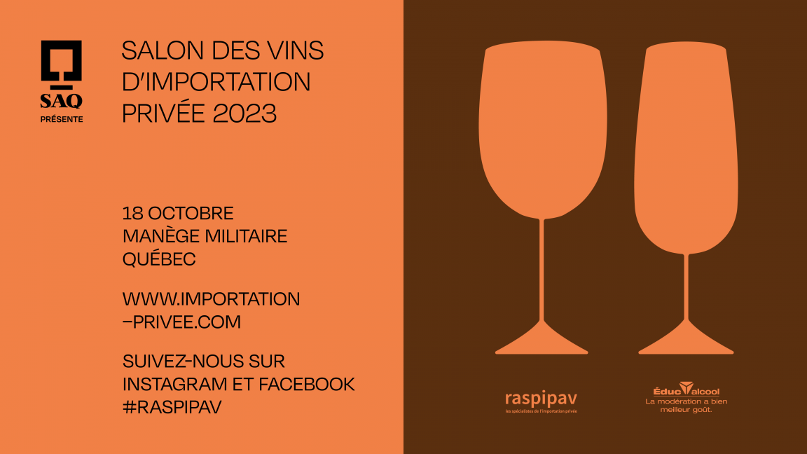 Salon des vins d’importation privée 2023 – Québec