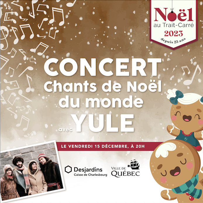 Chants de Noël du monde avec YULE – Concert de Noël