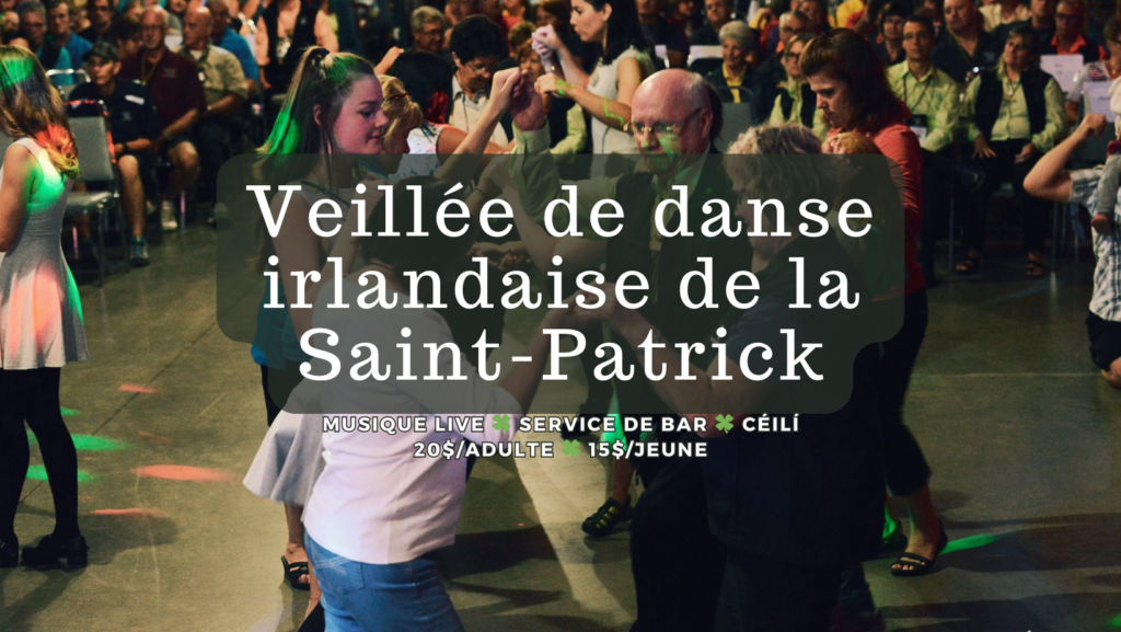 Veillée de danse irlandaise de la Saint-Patrick