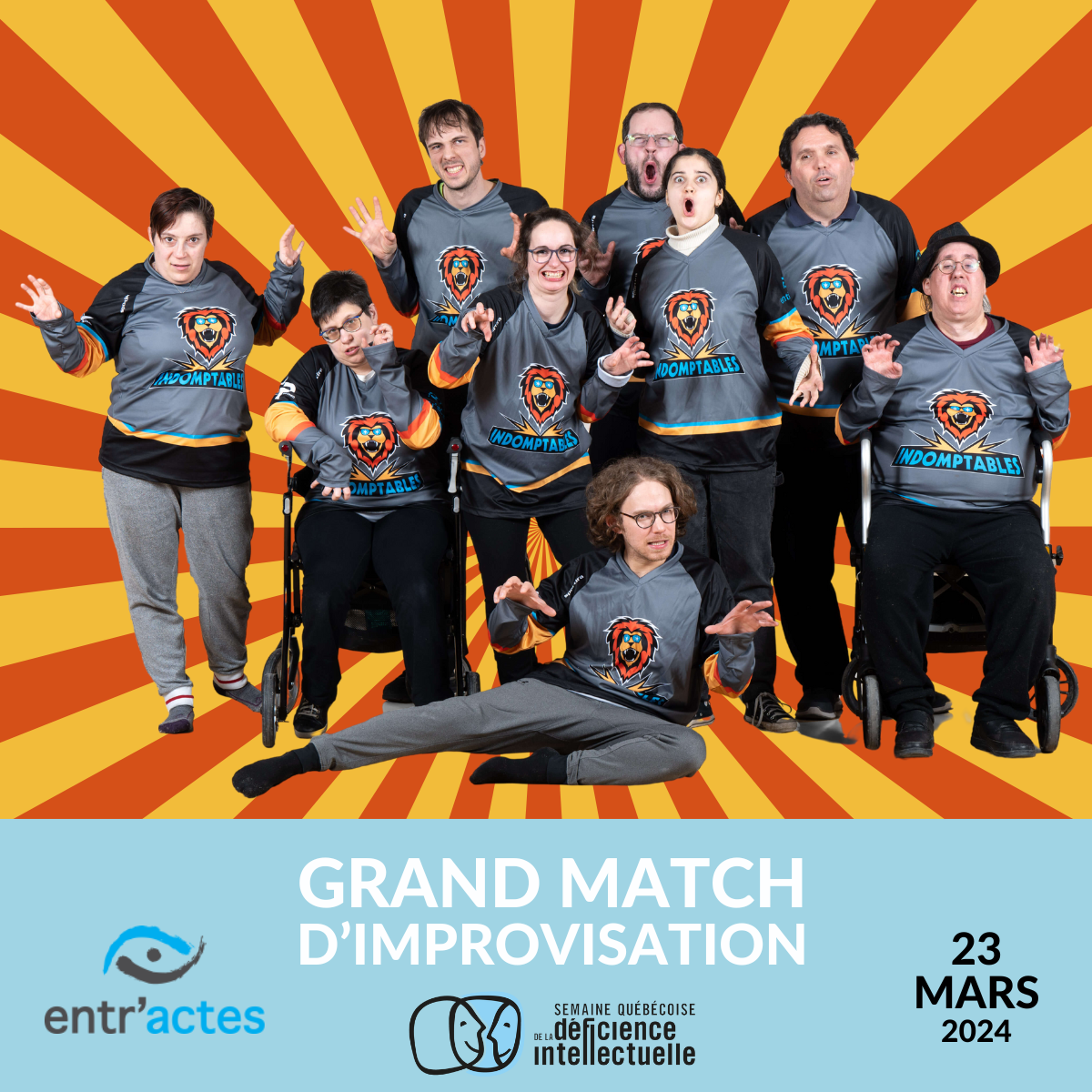 Grand match d’improvisation – Semaine québécoise de la déficience intellectuelle