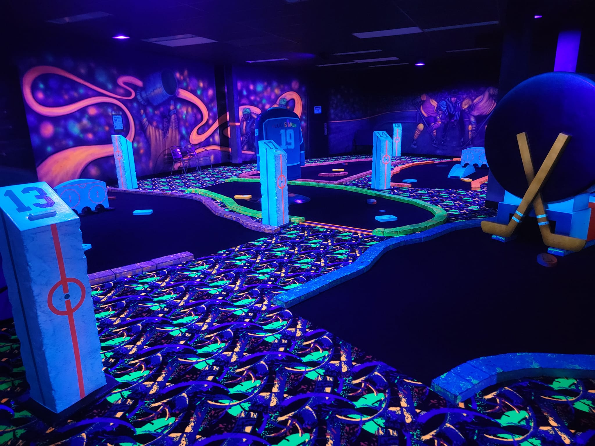 Bar Laitier Mini Golf Fluo S’Amuse
