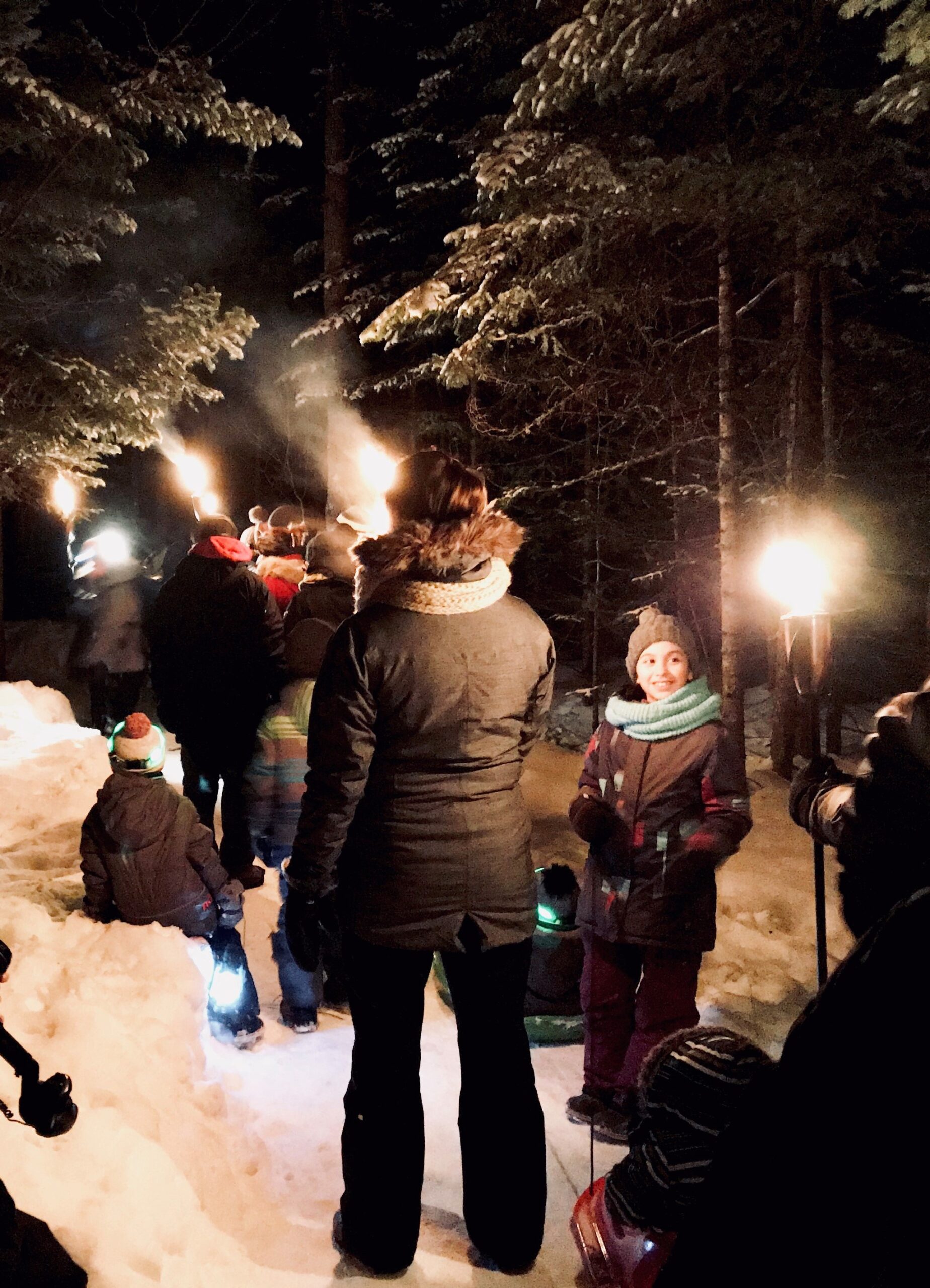 Randonnée aux flambeaux aux Marais du Nord