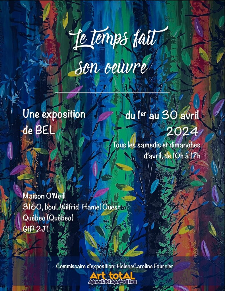 Exposition avril 2024 – BEL (Lina Bélisle)