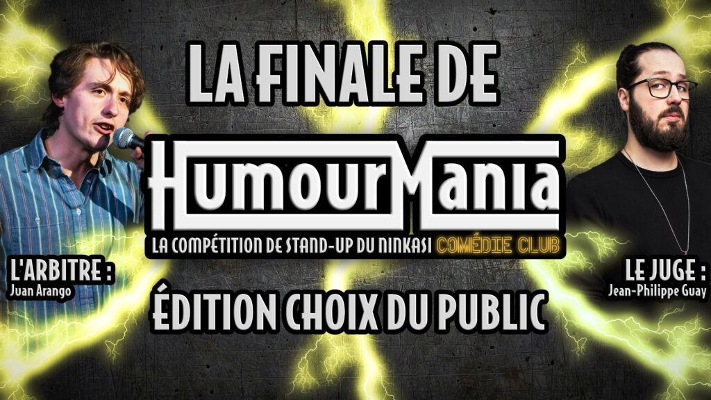 HUMOURMANIA – La compétition de stand-up du Ninkasi Comédie Club