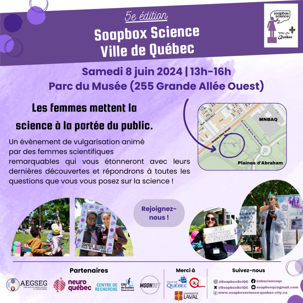 SoapBox Science ville de Québec