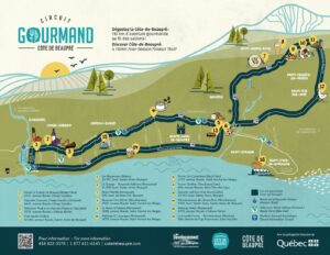 carte du circuit gourmand