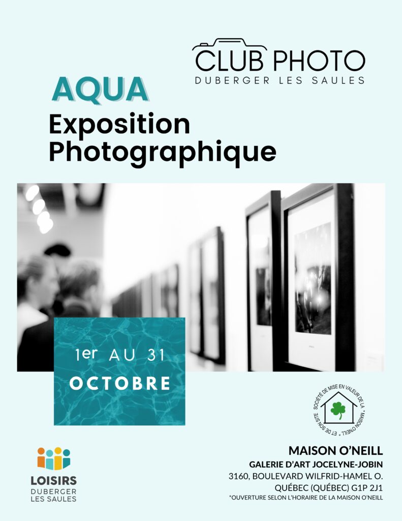 Exposition octobre 2024 – Club photo de Duberger-Les Saules