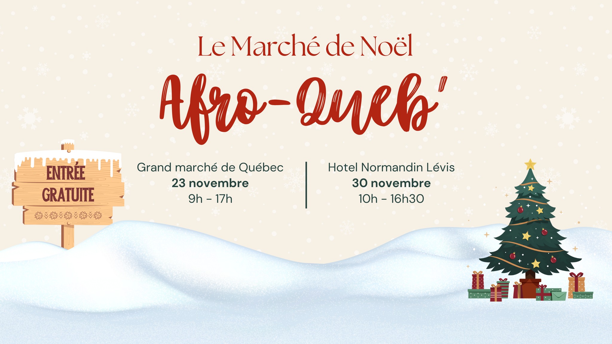 Le Marché de Noël Afro-Queb’