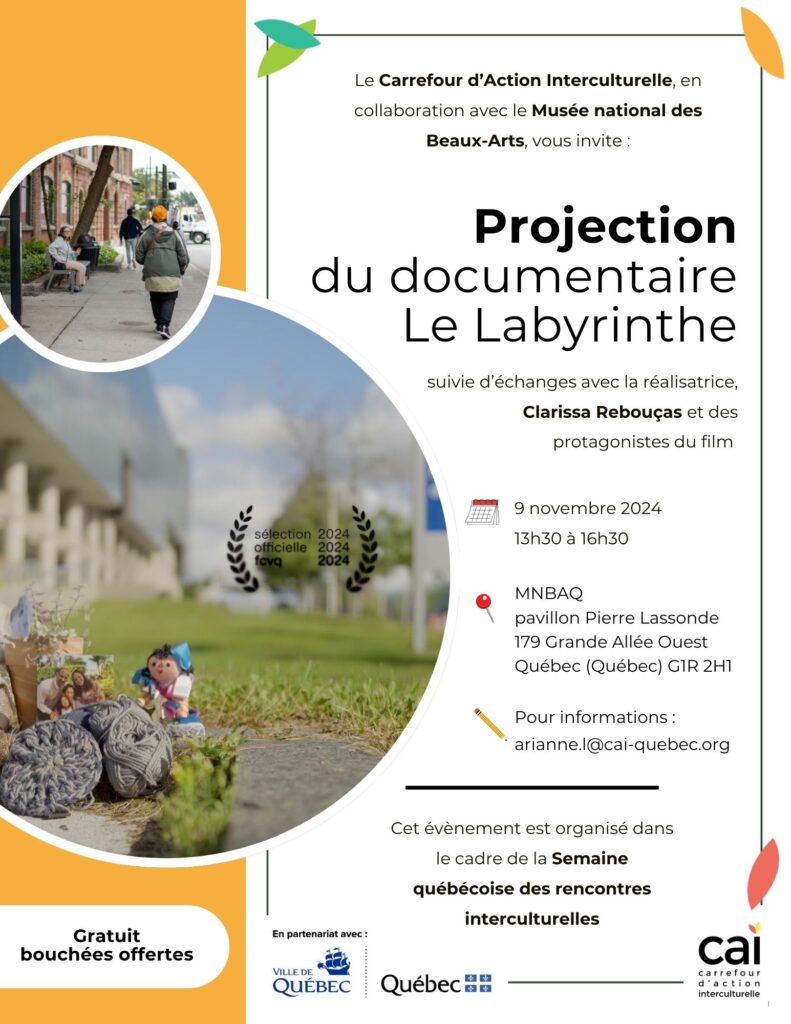 Projection du documentaire Le Labyrinthe