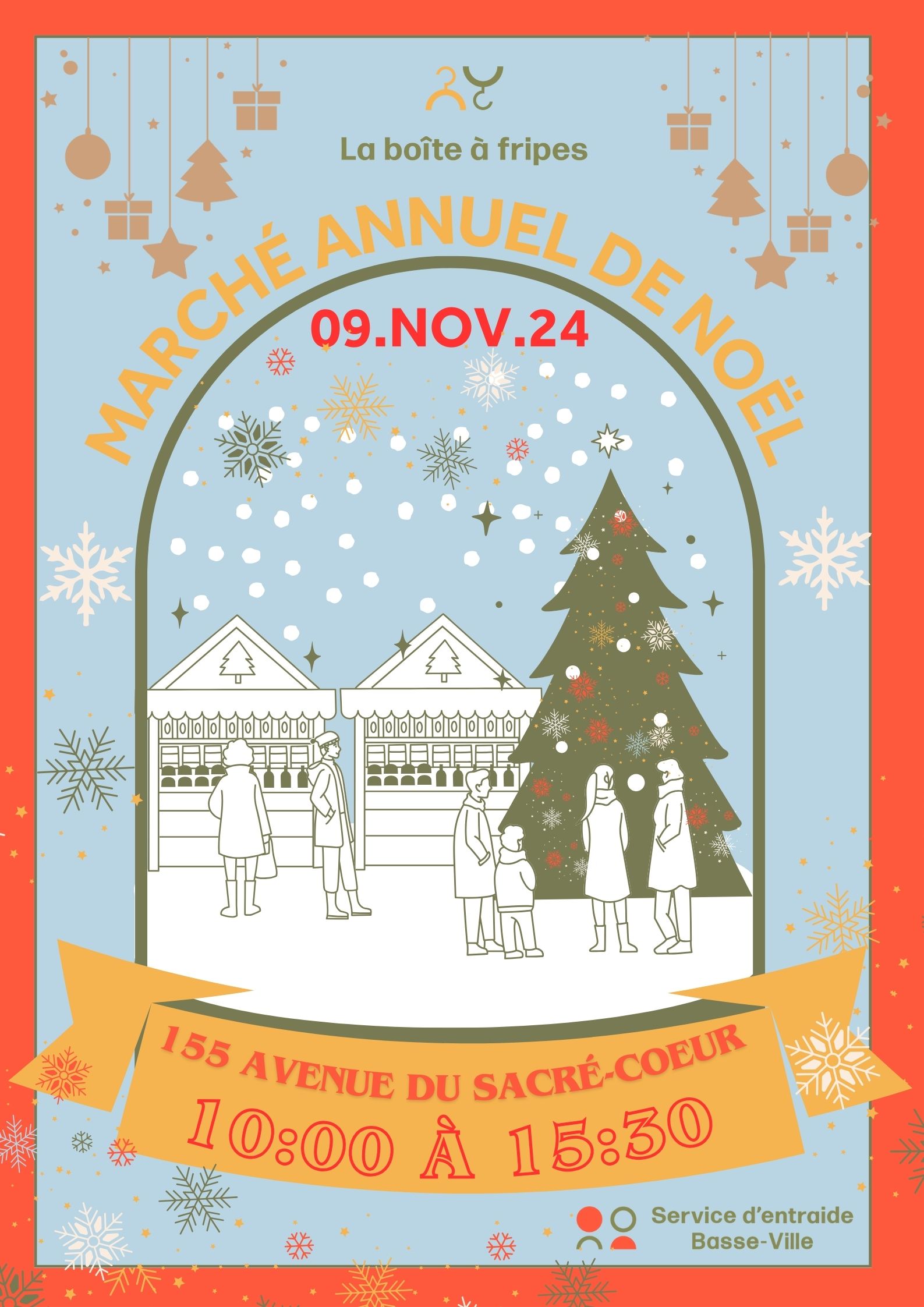 Marché de Noël du Service d’entraide Basse-Ville