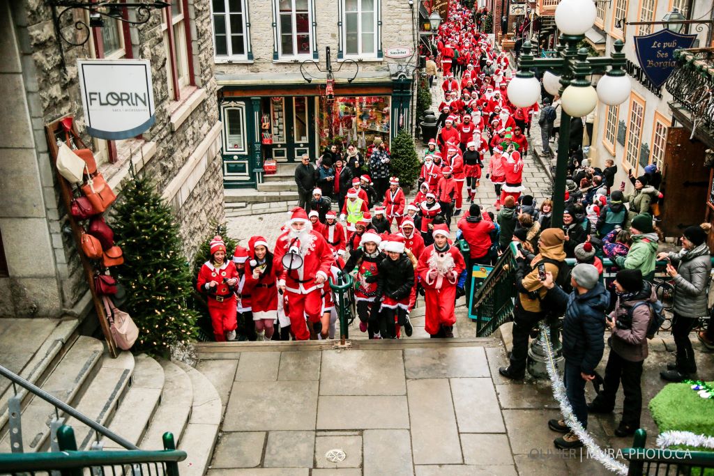Course des pères Noël