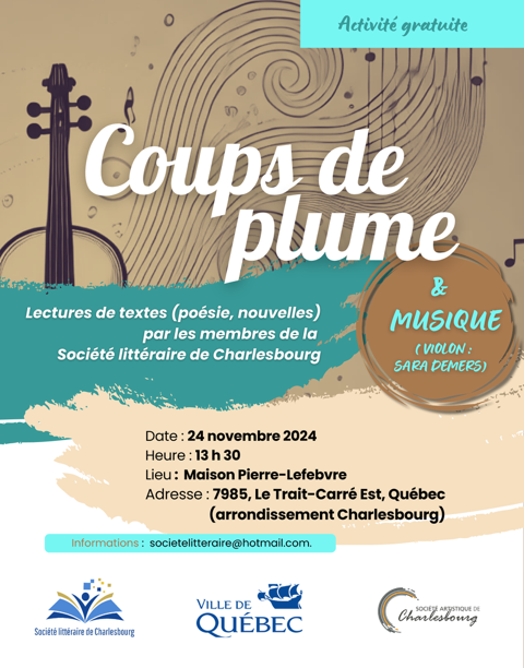 Coups de plume et musique