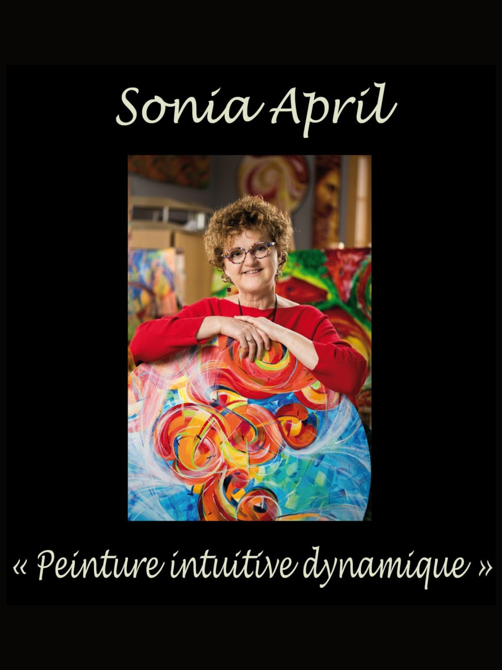 Sonia April  Peinture intuitive et dynamique à la Galerie d’art du Trait-Carré