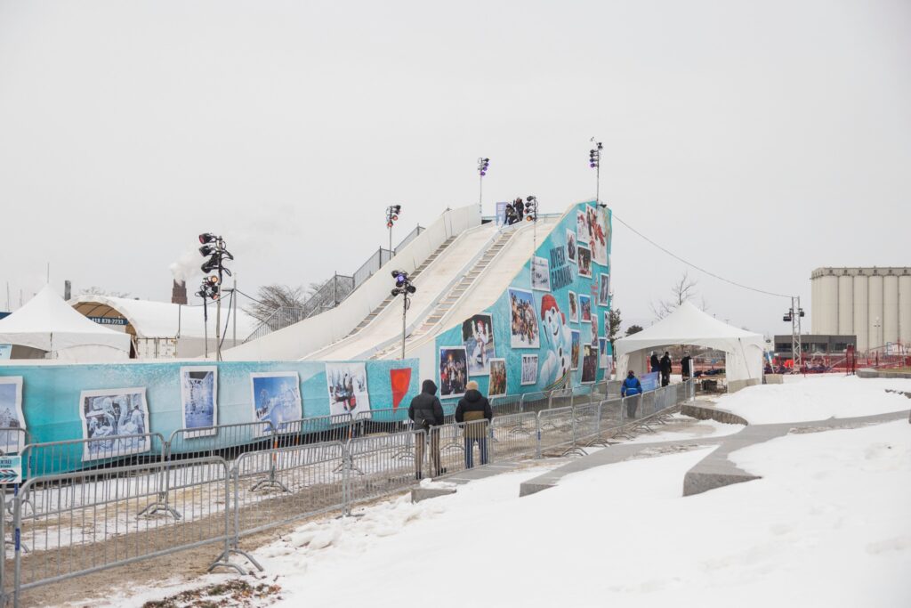 glissade blizz à gougoune et doudoune