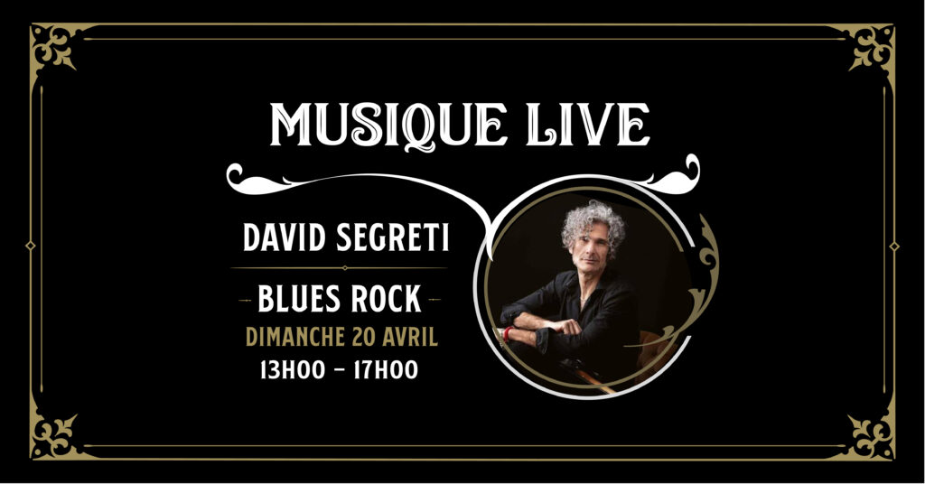 Musique Live avec David Segretti 🔥🎸
