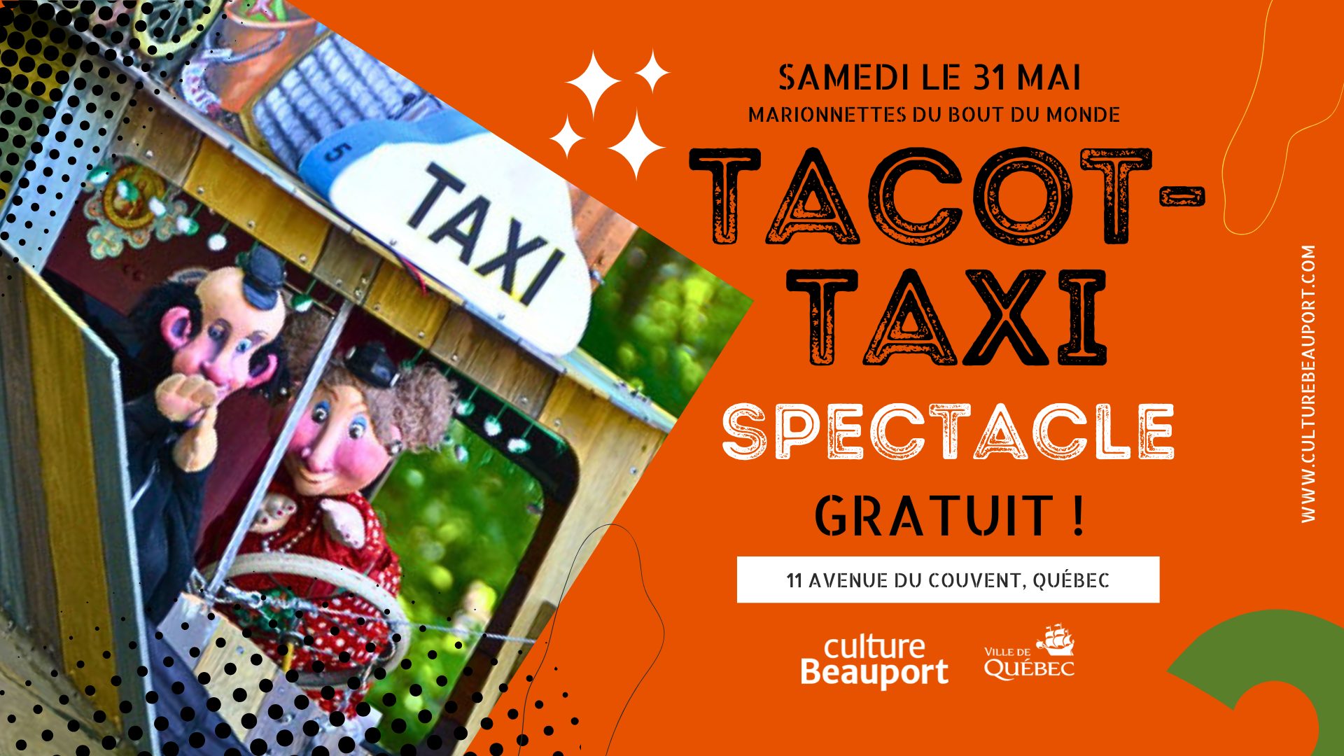 TACOT-TAXI  –  Spectacles de marionnettes