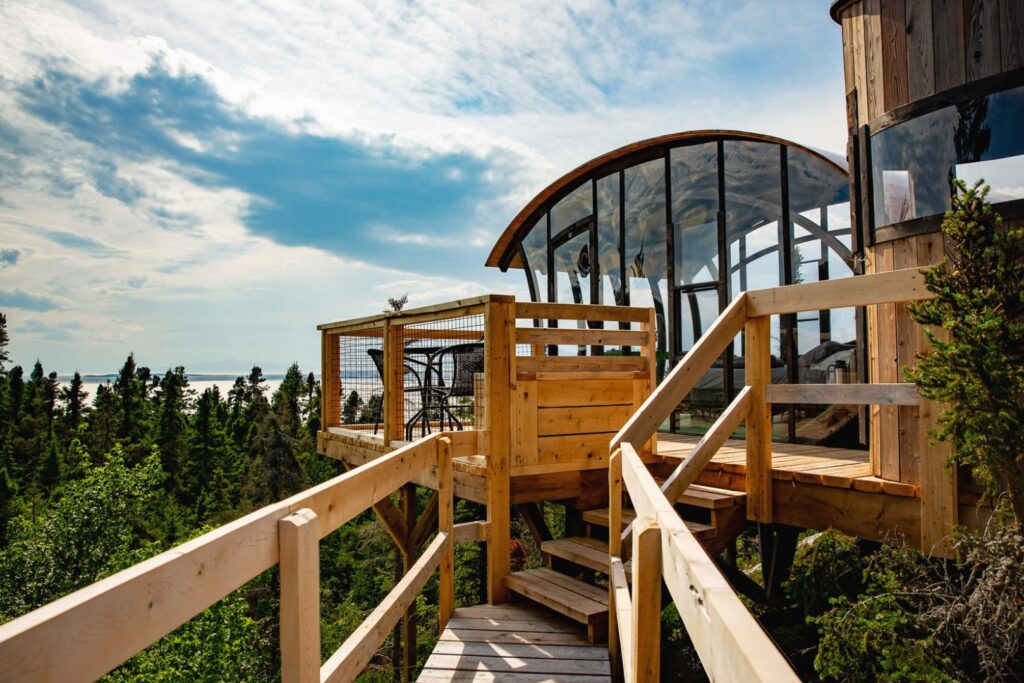 les perchoirs du cirque au bas-st-laurent