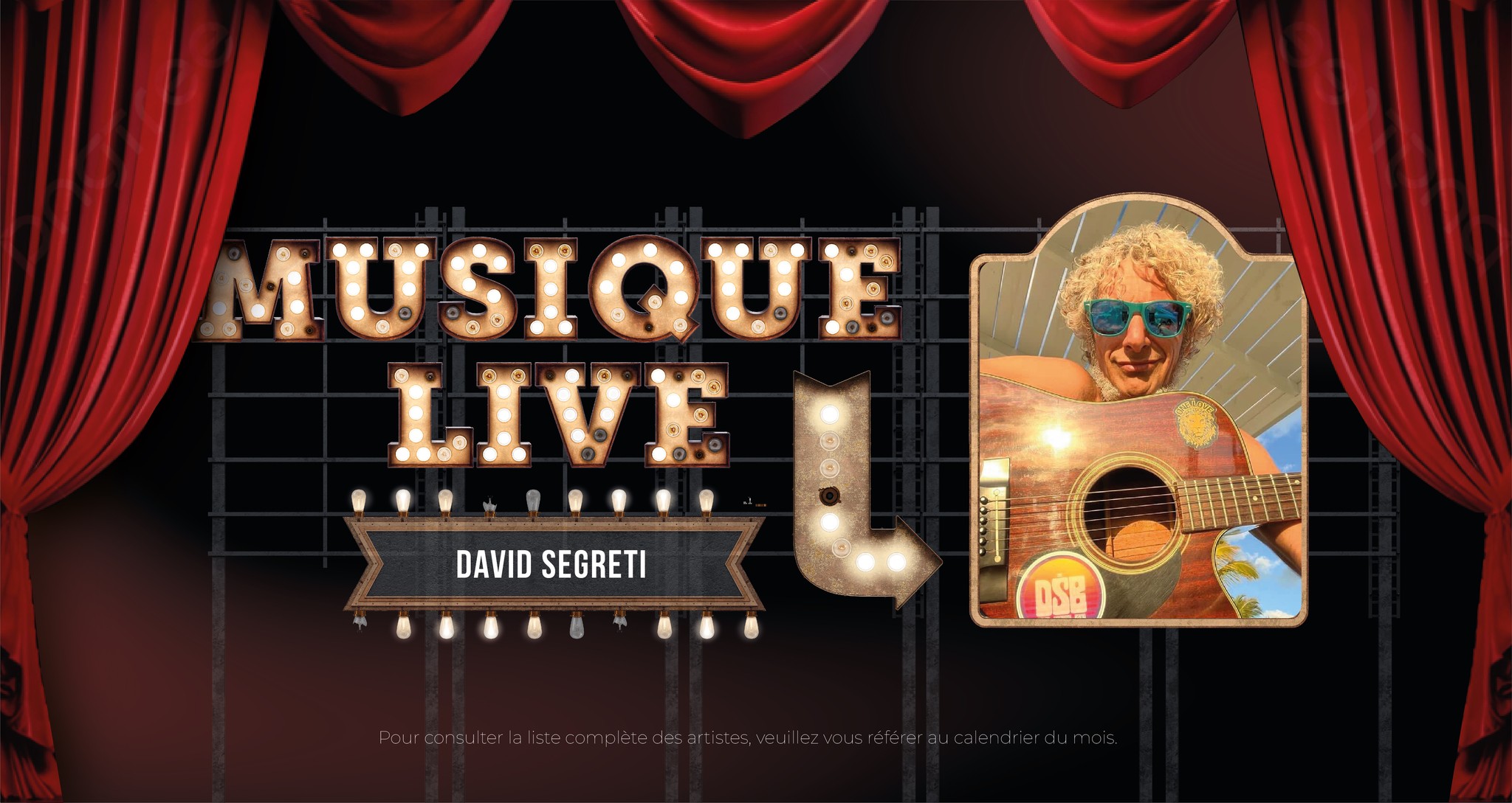 David Segretti. Musique Live. Blues Rock 😎