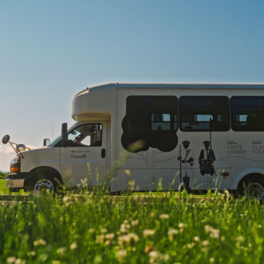 Visite des plaines d’Abraham en autobus