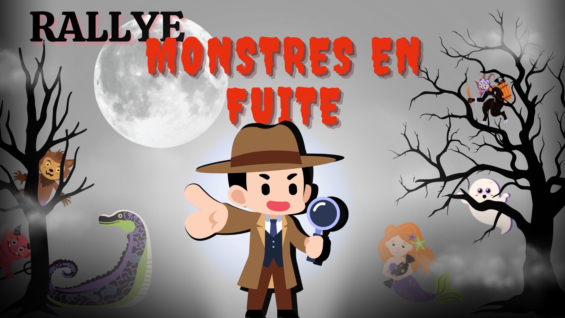 Rallye extérieur – Monstres en fuite
