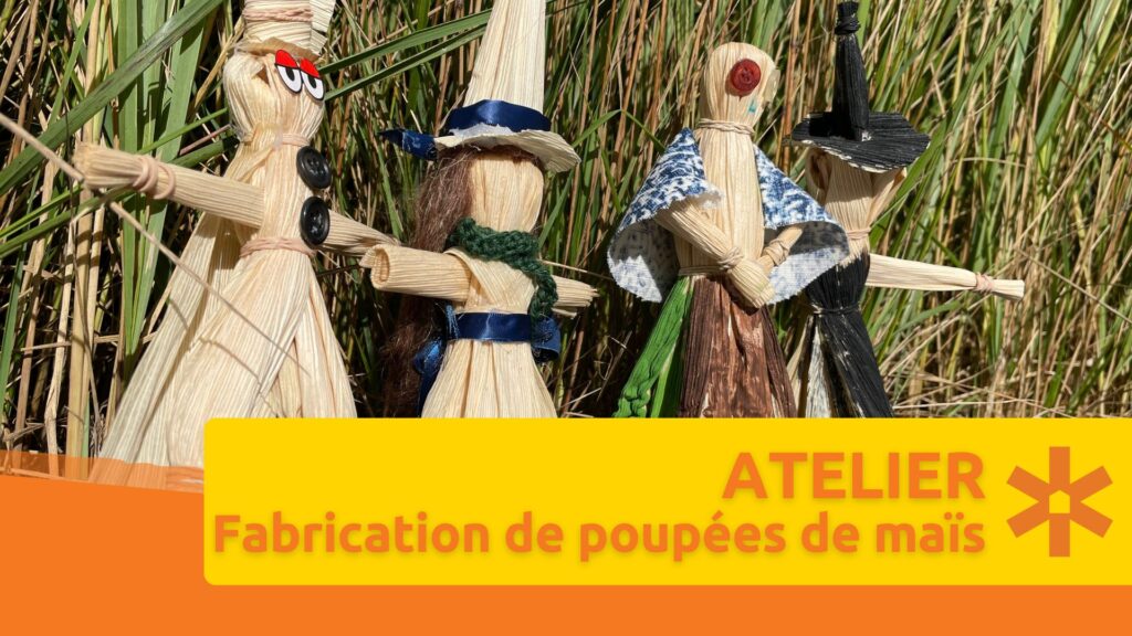 Atelier de fabrication de poupées en feuilles de maïs