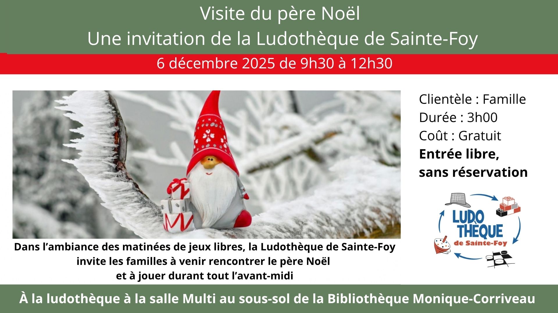 Visite du Père Noël