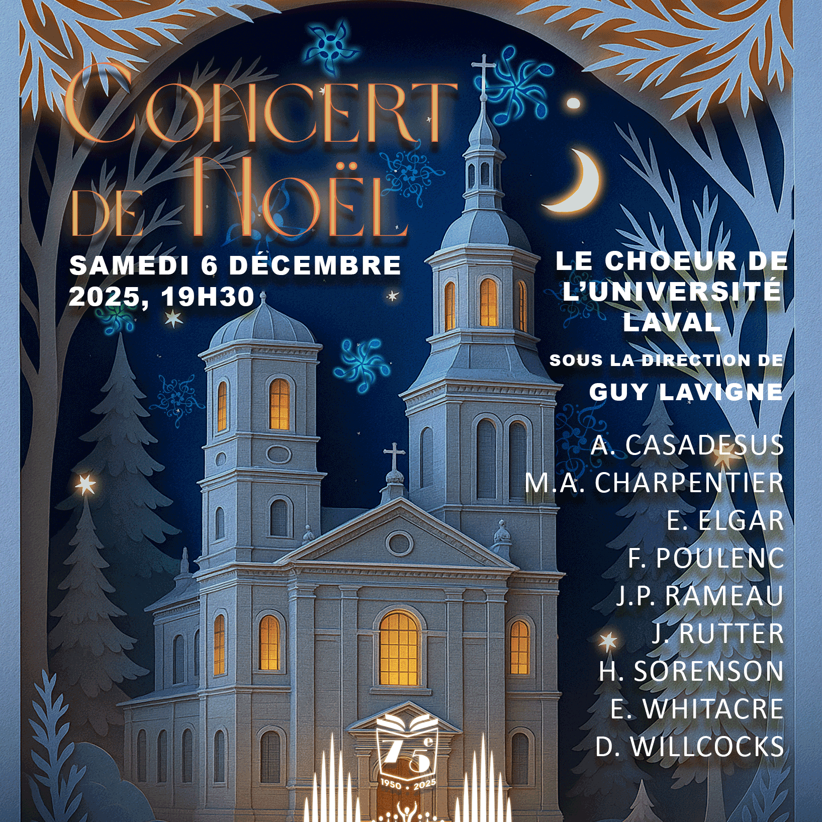 Concert de Noël du Choeur de l&rsquo;Université Laval