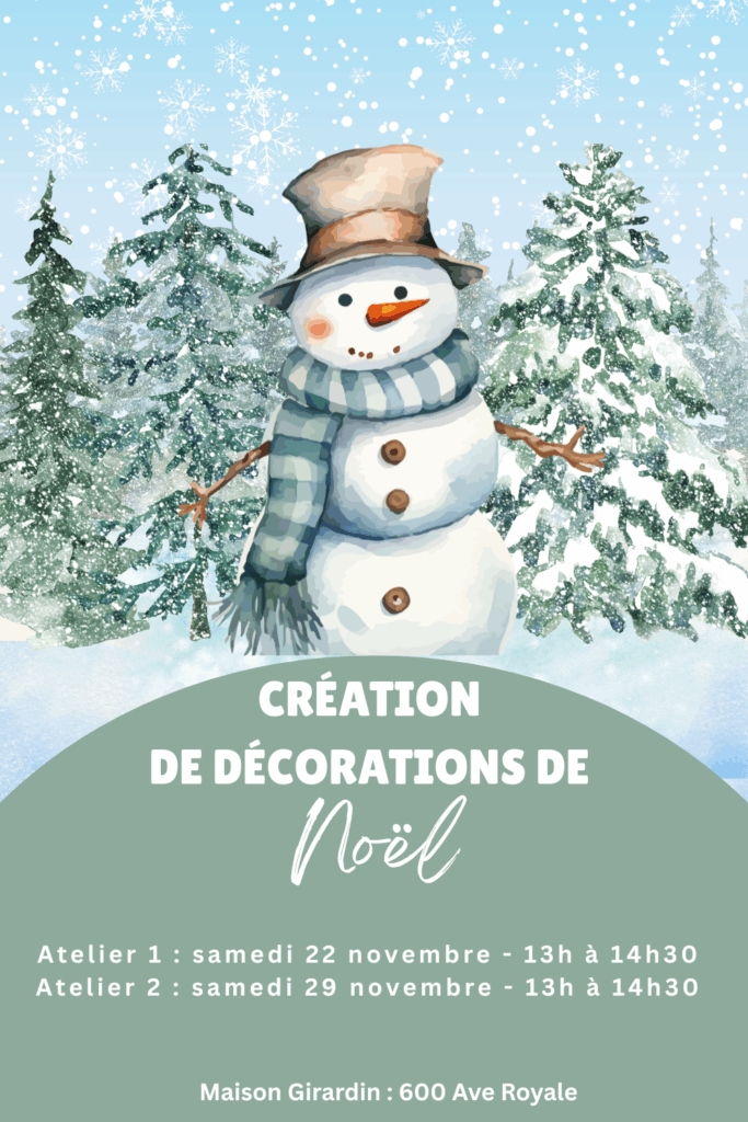 ❄️ Création de décorations de Noël