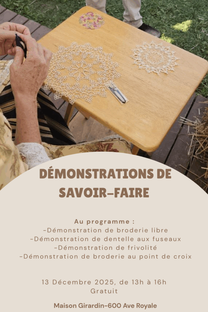 Démonstrations de savoir-faire