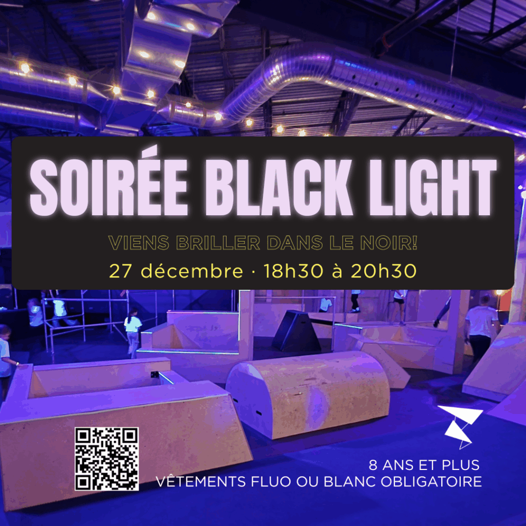Soirée Blacklight Parkour et Ninja Warrior